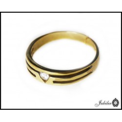 Złoty pierścionek z cyrkonią p 333 roz.14 8372270992