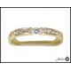 Piękny złoty pierścionek zdobiony cyrkoniami p 585 8605722725