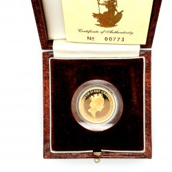 Złota moneta Elizabeth II Dei Gratia Regina 25 pounds