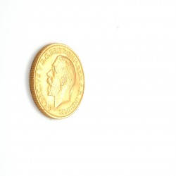 Złota moneta Suweren Jerzy V