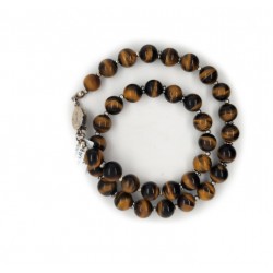Srebrne kolczyki z masą perłową - koła (05977)