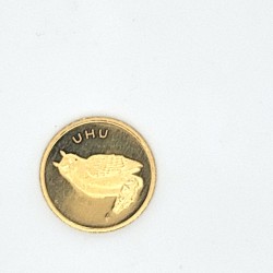 Złota moneta Niemcy 2018 uhu puchacz