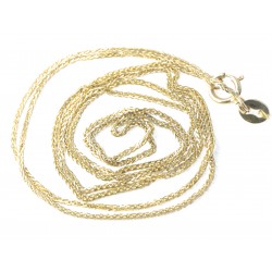 Złoty długi łańcuszek Lisi ogon 50 cm (próba 585)